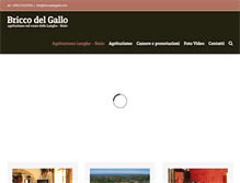 Tablet Screenshot of briccodelgallo.com